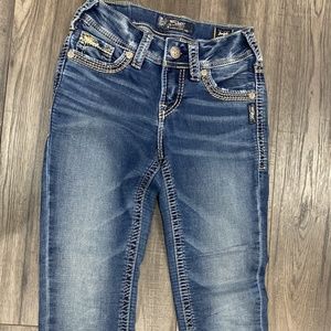 24W/29L Silver Joga Jeans
